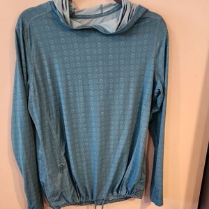 Mountain Hardwear Light Teal Women's Hooded Pullover